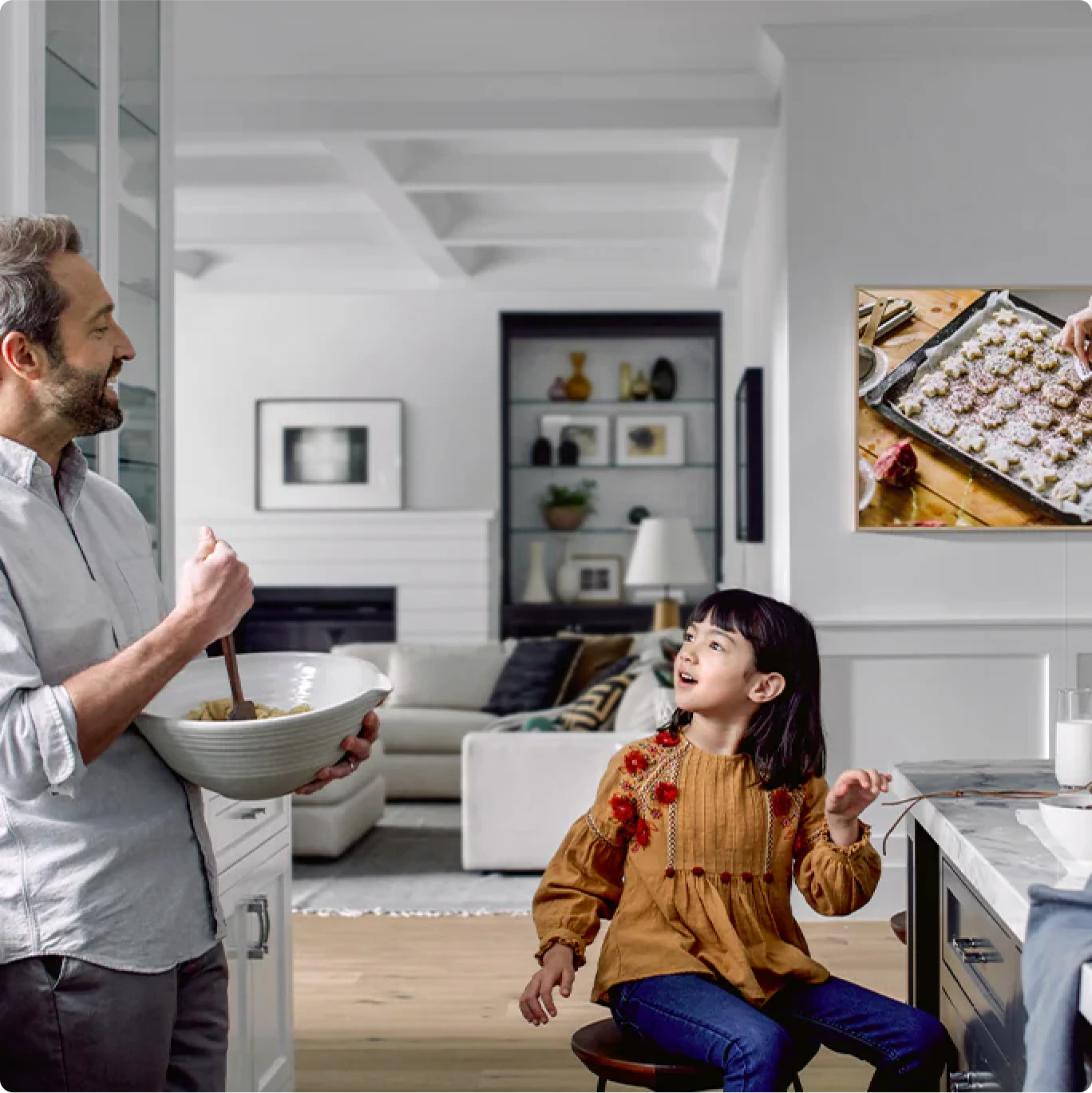 Classic Walnut Bedside Table - Image 2